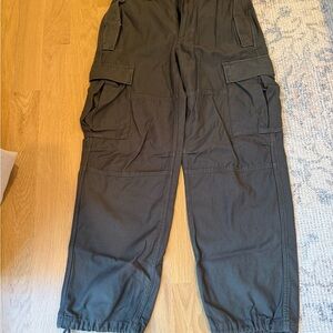 TNA Dark Gray Cargo Pants for Women